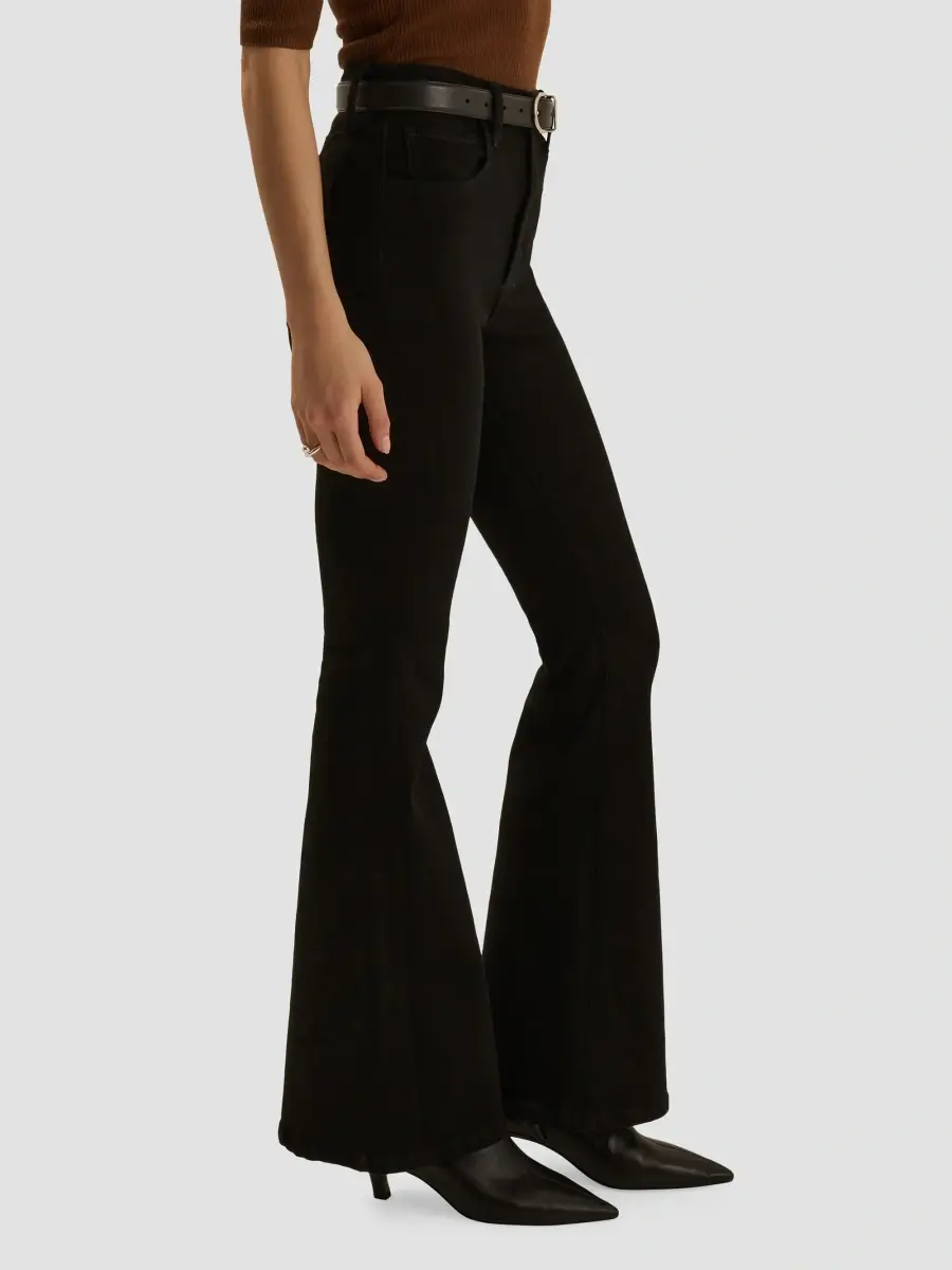 Favorite Daughter Women's Valentina Stretch-Denim High-Rise Flared Jeans | Thumbnail 5 Favorite Daughter Women's Valentina Stretch-Denim High-Rise Flared Jeans | Thumbnail 5