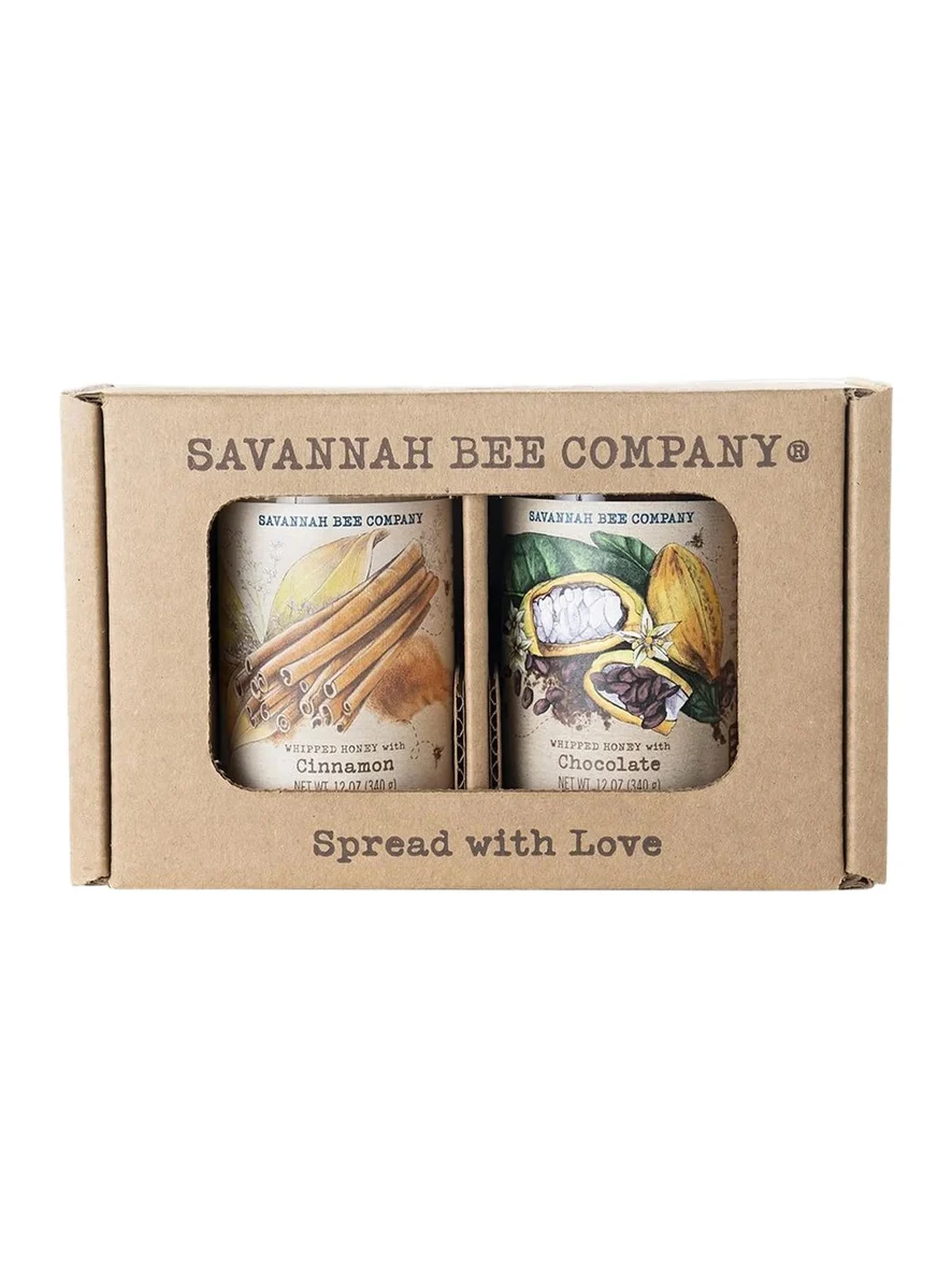 Savannah Bee Company Cinnamon & Chocolate Whipped Honey Gift Set