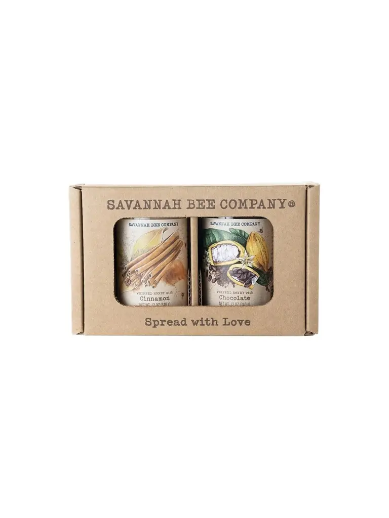 Savannah Bee Company Cinnamon & Chocolate Whipped Honey Gift Set
