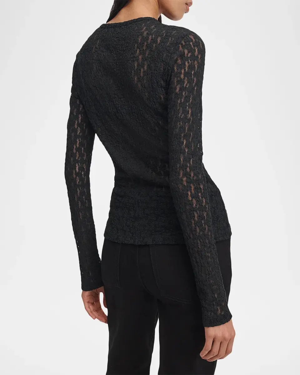 rag & bone Bardot Lace Long-Sleeve Top | Thumbnail 3 rag & bone Bardot Lace Long-Sleeve Top | Thumbnail 3