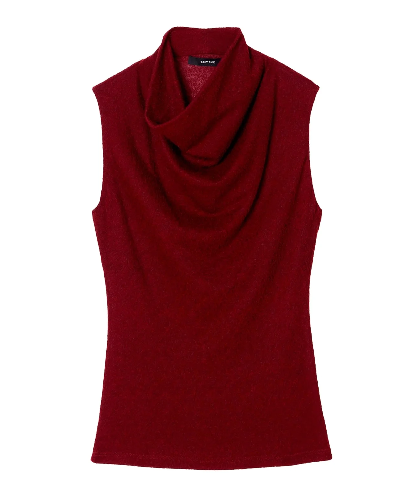 SMYTHE Wool-Blend Bouclé Cowlneck Top