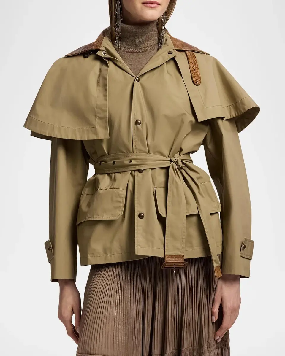 Ralph Lauren Collection Brannigan Cotton-Blend Coat | Thumbnail 4 Ralph Lauren Collection Brannigan Cotton-Blend Coat | Thumbnail 4