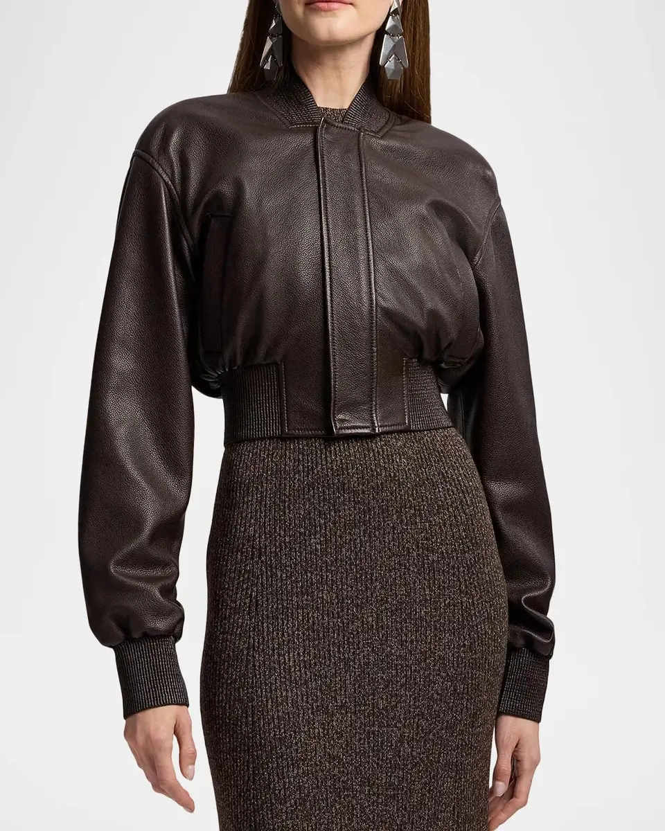Ralph Lauren Collection Noland Lambskin Flight Jacket | Thumbnail 4 Ralph Lauren Collection Noland Lambskin Flight Jacket | Thumbnail 4
