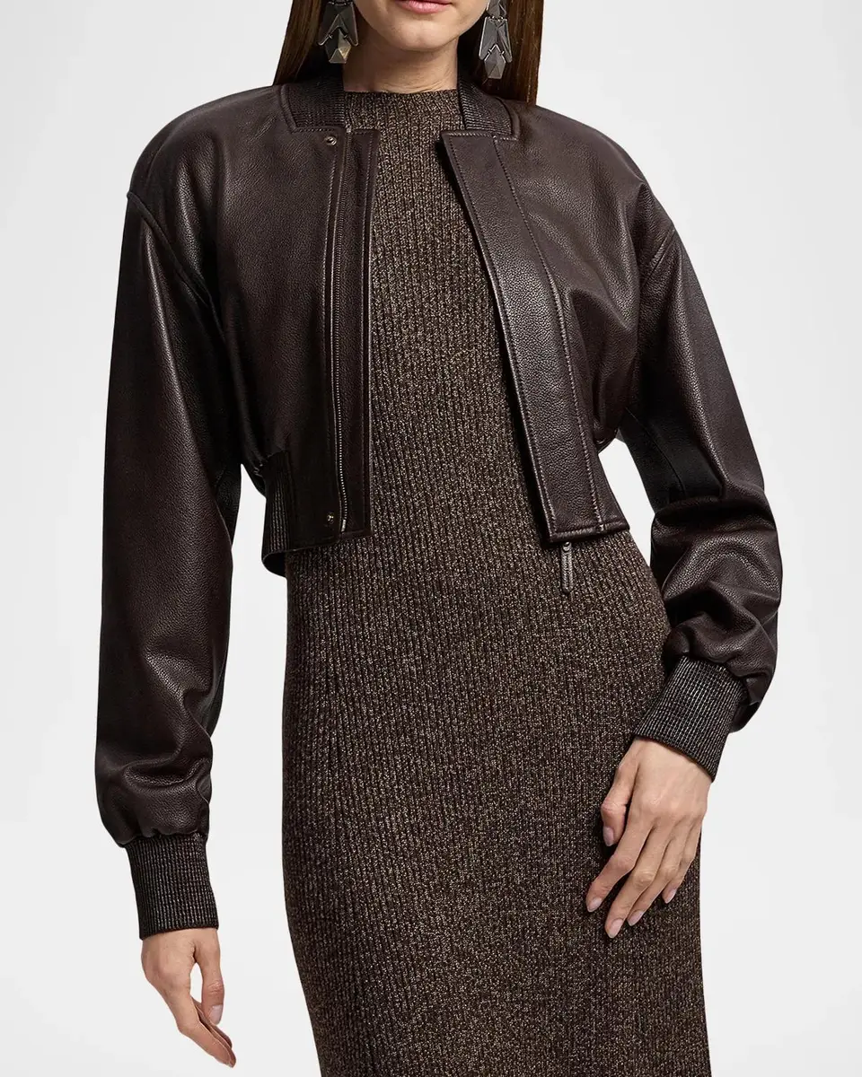 Ralph Lauren Collection Noland Lambskin Flight Jacket | Thumbnail 5 Ralph Lauren Collection Noland Lambskin Flight Jacket | Thumbnail 5