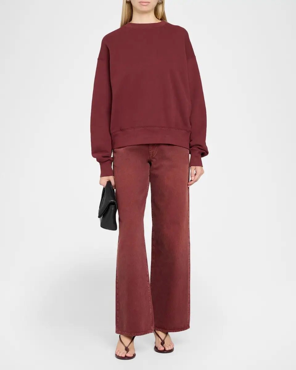 SLVRLAKE Cinched Cotton Crewneck Sweatshirt | Thumbnail 2 SLVRLAKE Cinched Cotton Crewneck Sweatshirt | Thumbnail 2