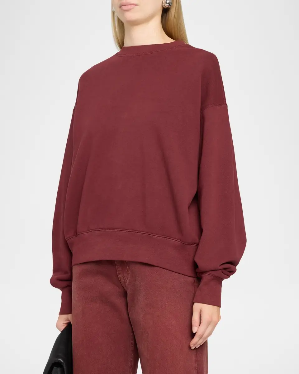 SLVRLAKE Cinched Cotton Crewneck Sweatshirt | Thumbnail 4 SLVRLAKE Cinched Cotton Crewneck Sweatshirt | Thumbnail 4