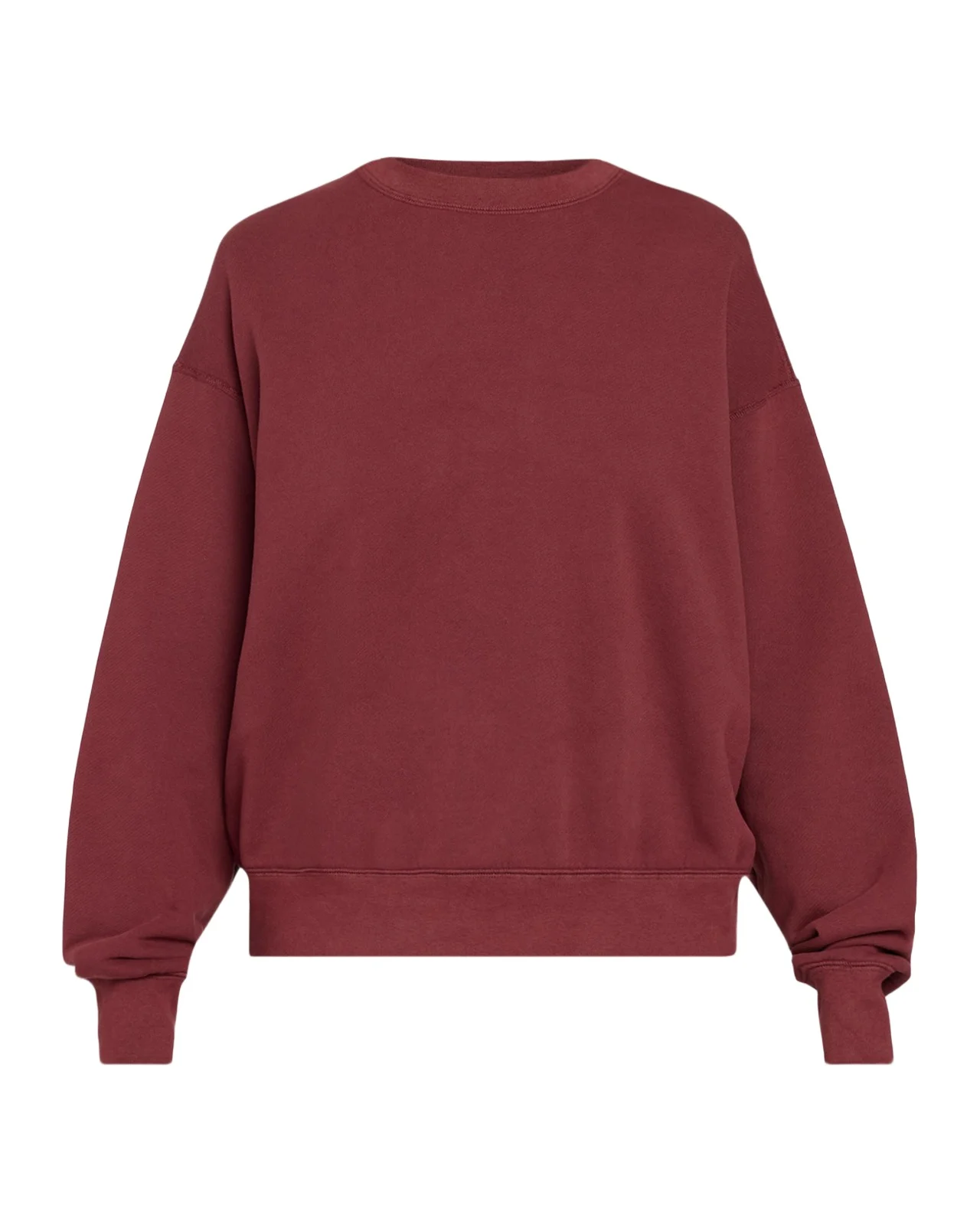 SLVRLAKE Cinched Cotton Crewneck Sweatshirt