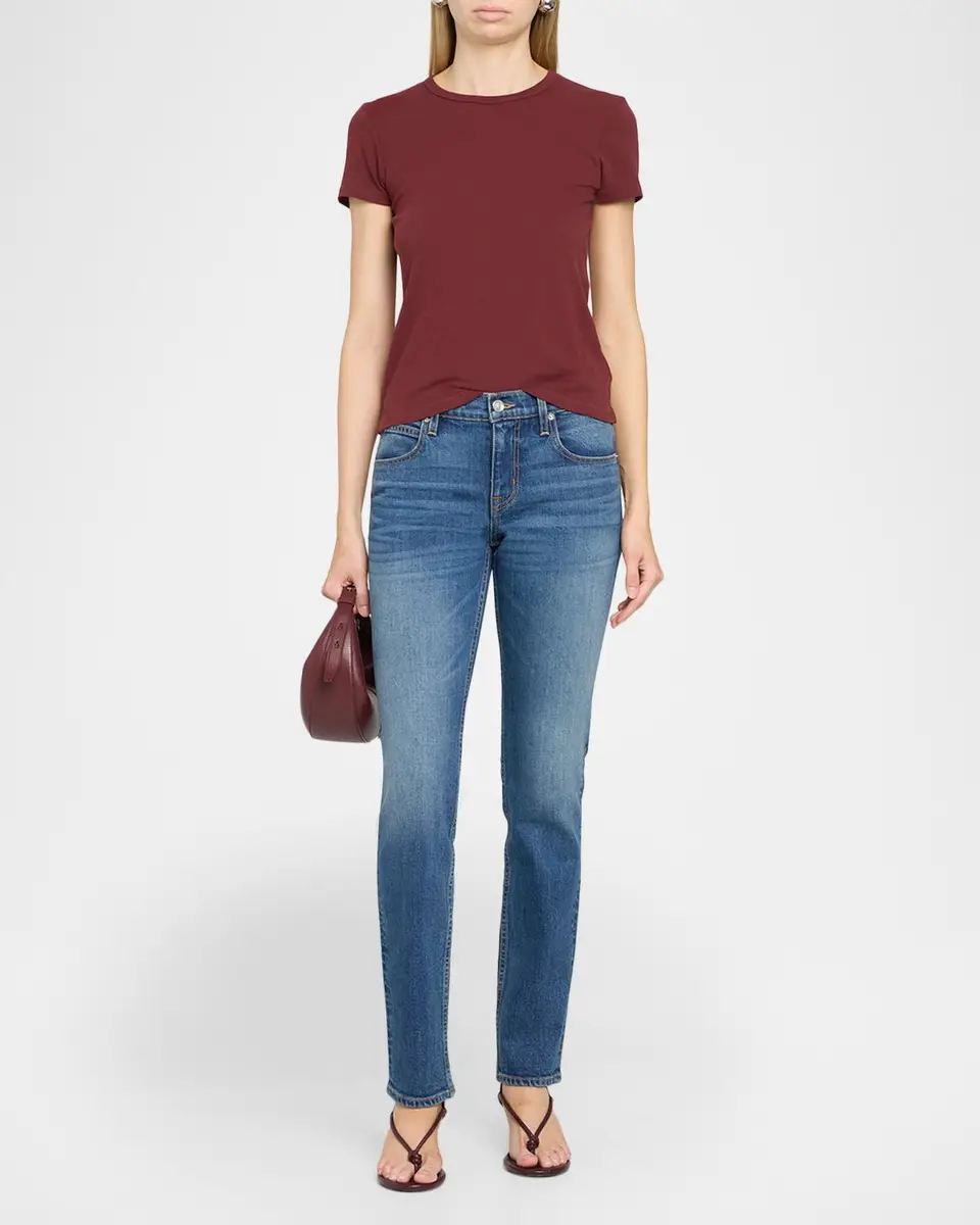 SLVRLAKE Naomi Low-Rise Slim Straight-Leg Jeans | Thumbnail 2 SLVRLAKE Naomi Low-Rise Slim Straight-Leg Jeans | Thumbnail 2