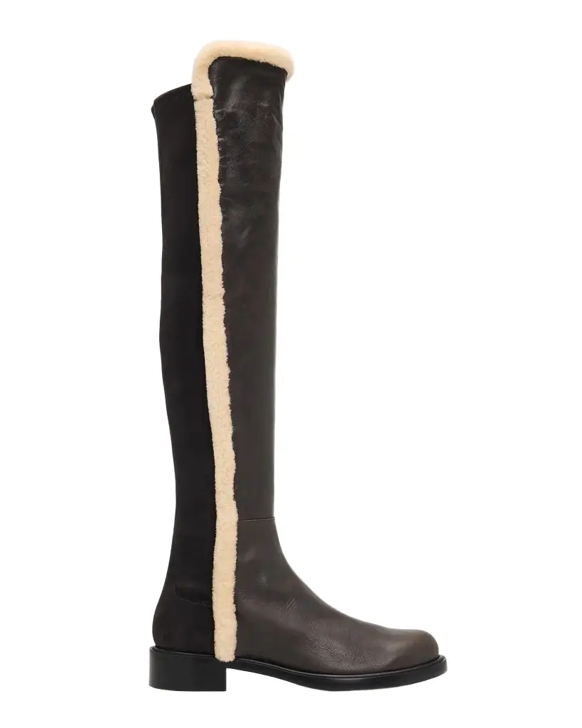 5050 Cozy Gisele Faux-Shearling Leather Over-the-Knee Boots 5050 Cozy Gisele Faux-Shearling Leather Over-the-Knee Boots