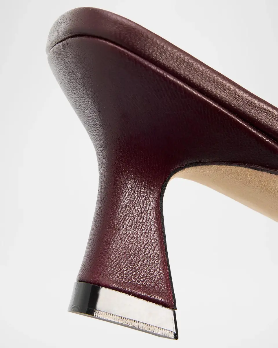 Stuart Weitzman 50mm Vinnie Calf Hair Slingback Pumps | Thumbnail 5
