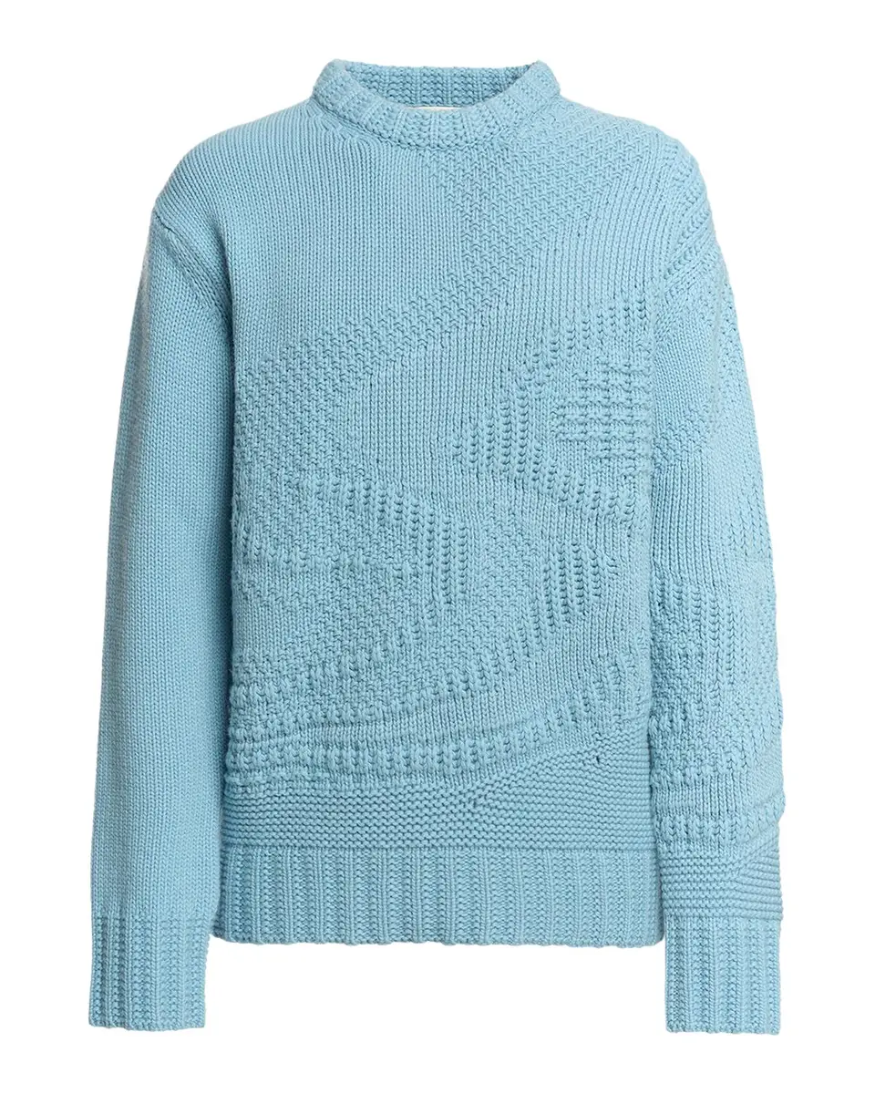 Malo Men's Patterned Wool & Cashmere Sweater | Thumbnail 3 Malo Men's Patterned Wool & Cashmere Sweater | Thumbnail 3