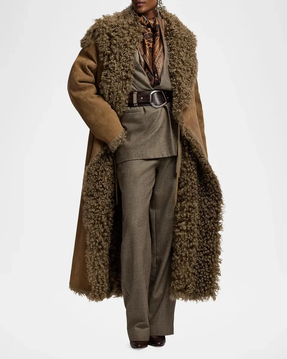 Ralph Lauren Collection Justyn Reversible Merino Shearling Coat | Thumbnail 2 Ralph Lauren Collection Justyn Reversible Merino Shearling Coat | Thumbnail 2