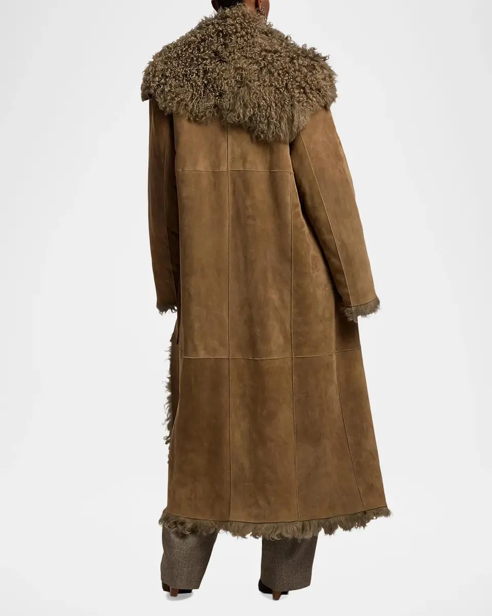 Ralph Lauren Collection Justyn Reversible Merino Shearling Coat | Thumbnail 3 Ralph Lauren Collection Justyn Reversible Merino Shearling Coat | Thumbnail 3