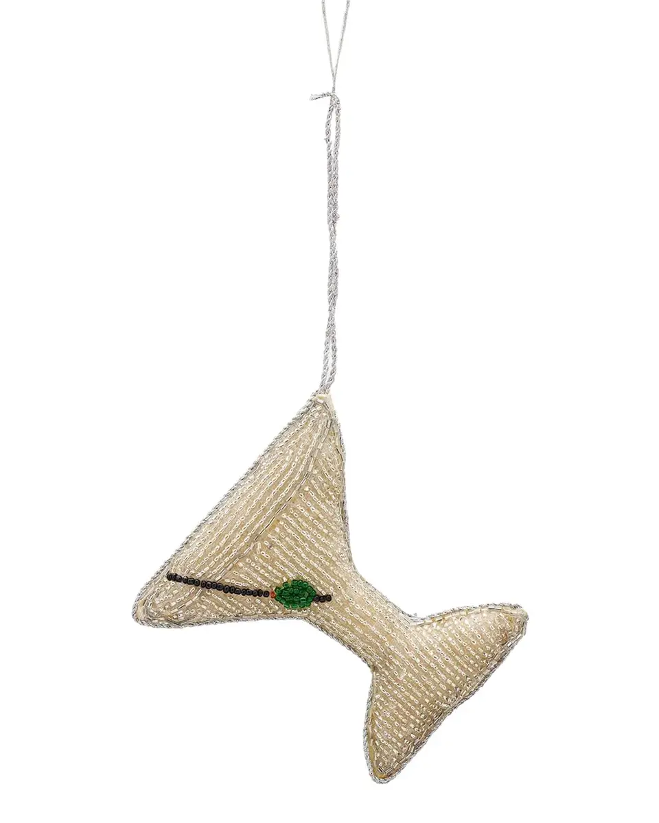 Sudha Pennathur Martini Glass Beaded Ornament | Thumbnail 4