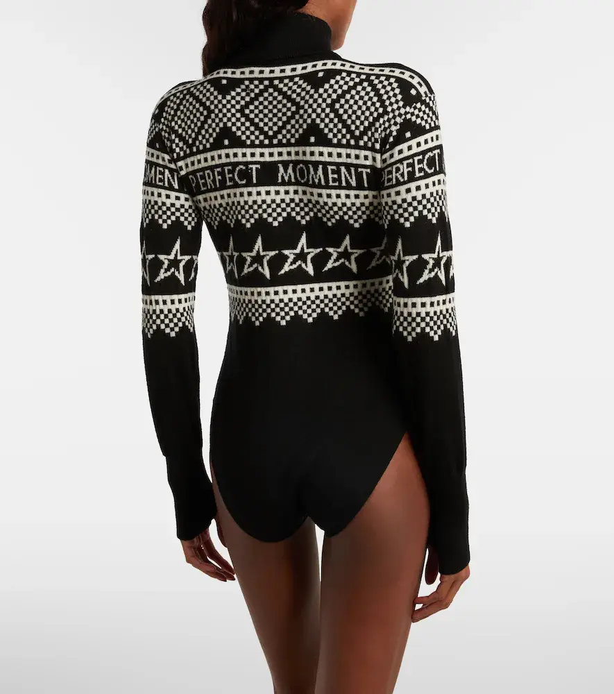 Perfect Moment Holiday intarsia wool bodysuit | Thumbnail 2 Perfect Moment Holiday intarsia wool bodysuit | Thumbnail 2