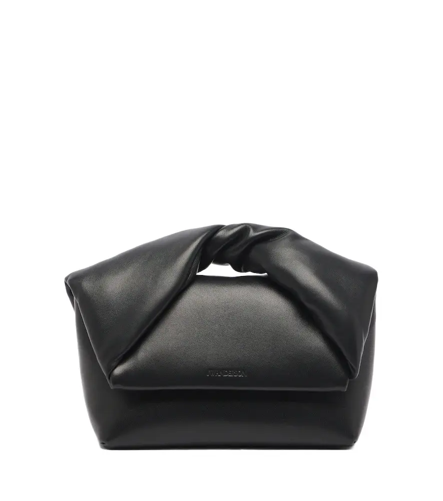 JW Anderson Twister Small leather top-handle bag