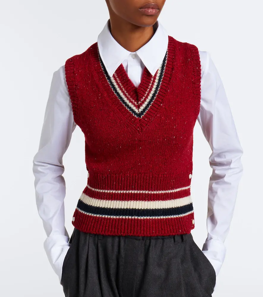 Thom Browne Hector intarsia wool and mohair vest | Thumbnail 5 Thom Browne Hector intarsia wool and mohair vest | Thumbnail 5