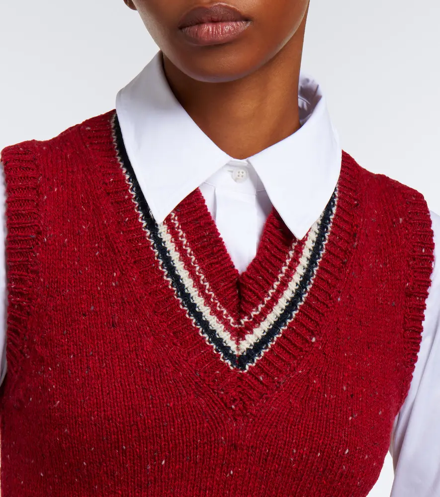 Thom Browne Hector intarsia wool and mohair vest | Thumbnail 6 Thom Browne Hector intarsia wool and mohair vest | Thumbnail 6