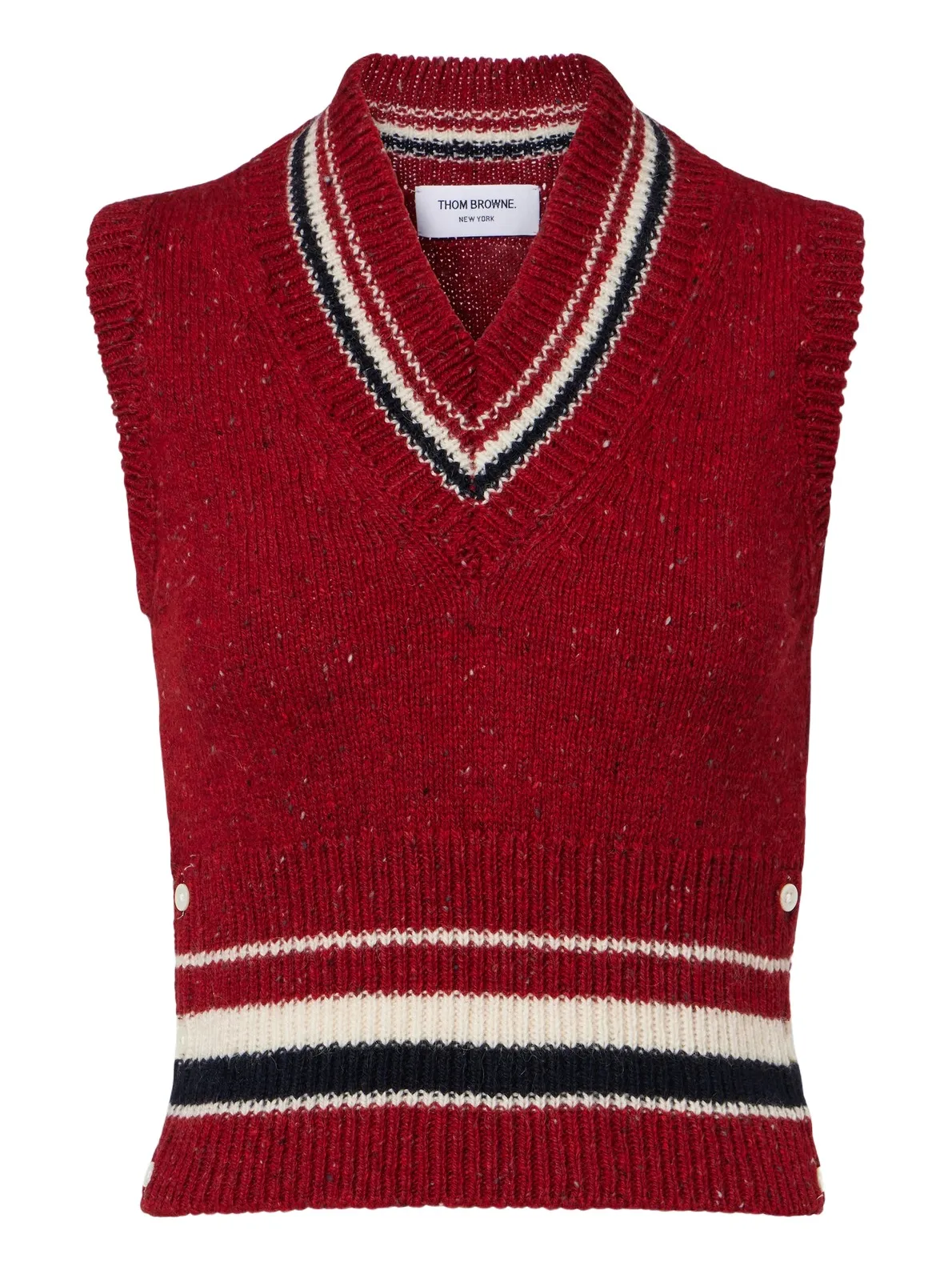 Hector intarsia wool and mohair vest Hector intarsia wool and mohair vest
