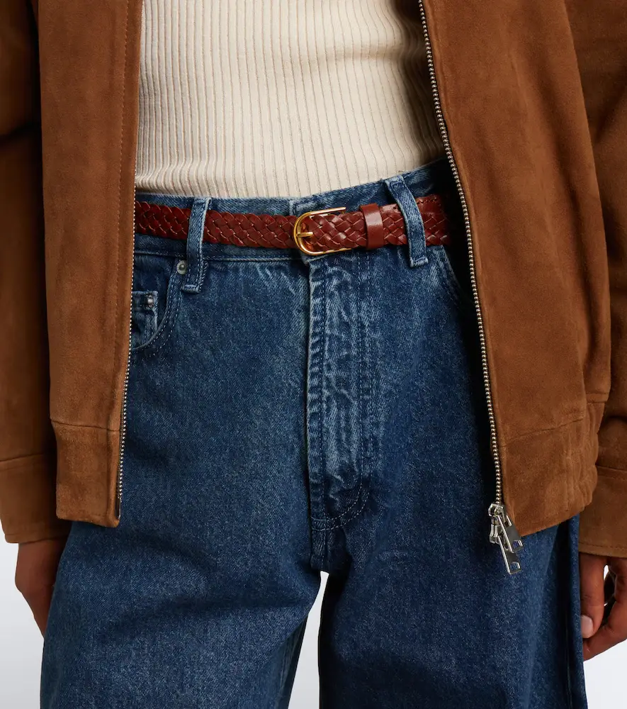 Nili Lotan Jane braided leather belt | Thumbnail 3 Nili Lotan Jane braided leather belt | Thumbnail 3