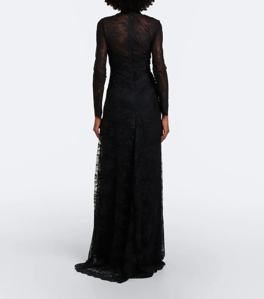 MONIQUE LHUILLIER Embellished lace bustier gown | Thumbnail 3 MONIQUE LHUILLIER Embellished lace bustier gown | Thumbnail 3