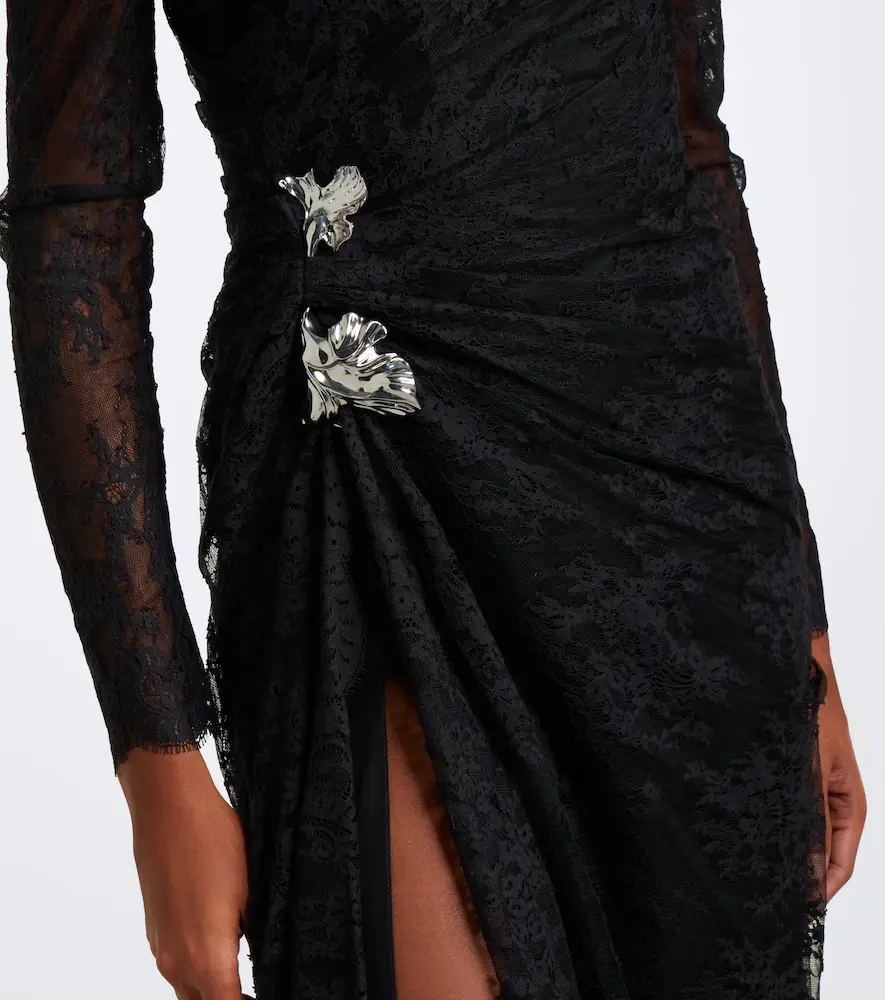MONIQUE LHUILLIER Embellished lace bustier gown | Thumbnail 6 MONIQUE LHUILLIER Embellished lace bustier gown | Thumbnail 6