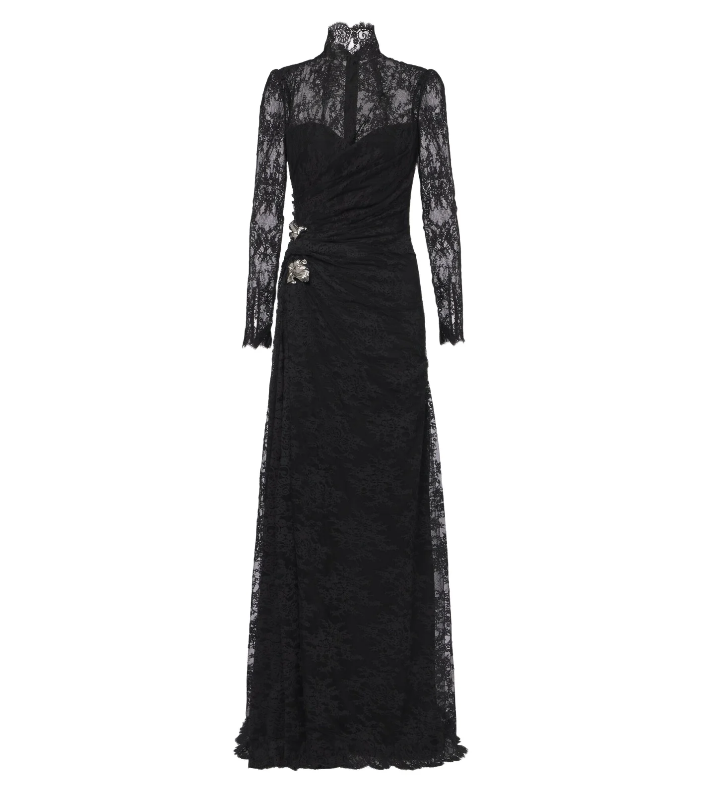 Embellished lace bustier gown Embellished lace bustier gown