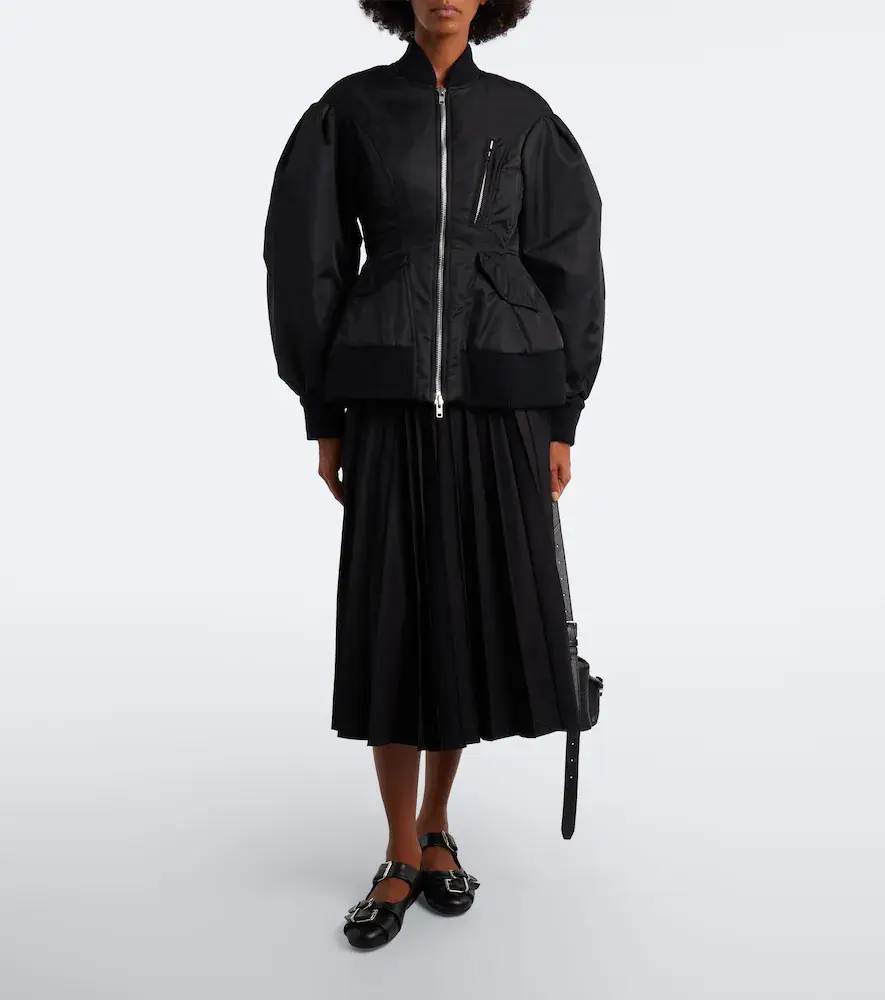 Simone Rocha Padded satin bomber jacket | Thumbnail 2