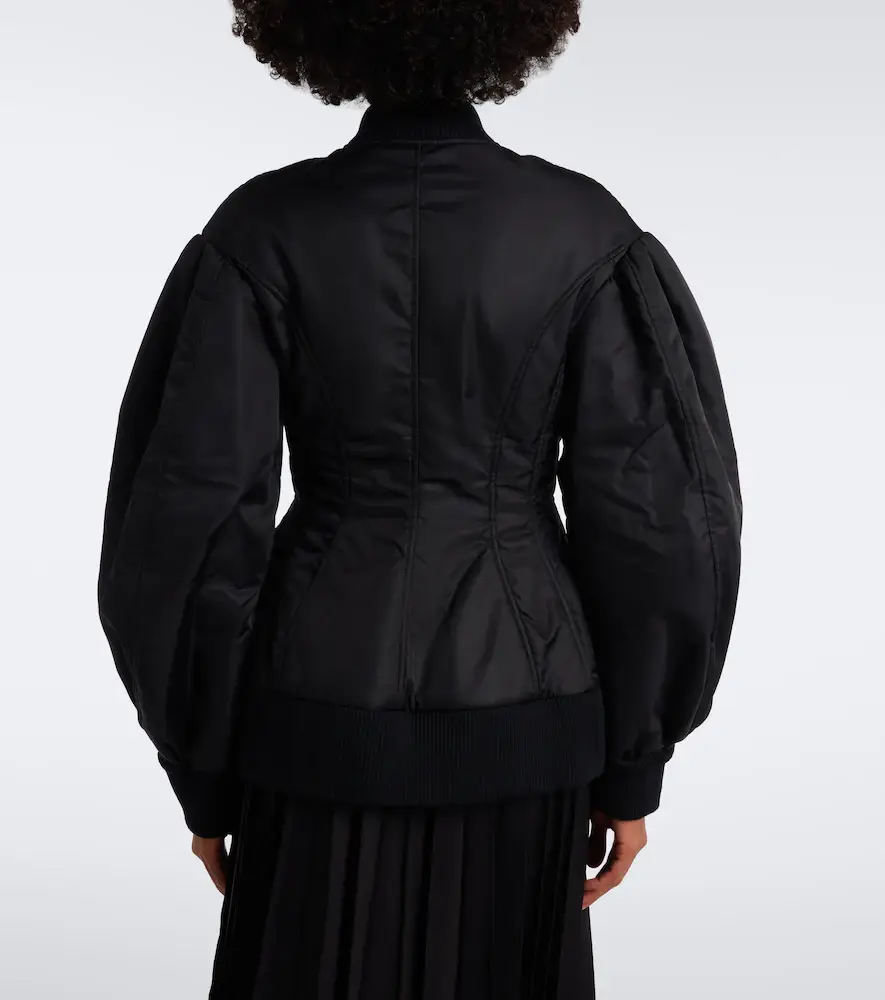 Simone Rocha Padded satin bomber jacket | Thumbnail 3