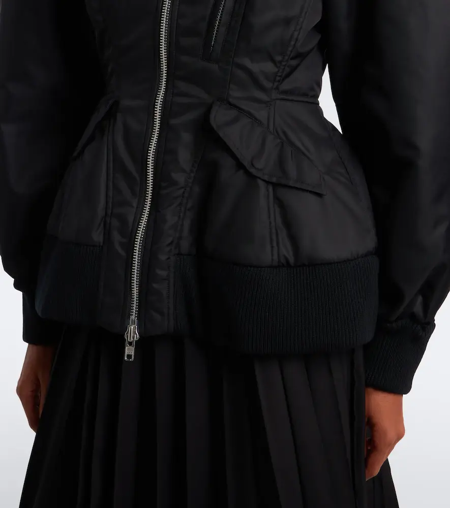 Simone Rocha Padded satin bomber jacket | Thumbnail 4