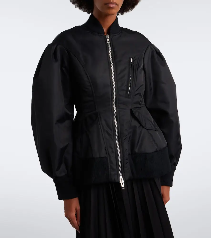 Simone Rocha Padded satin bomber jacket | Thumbnail 5