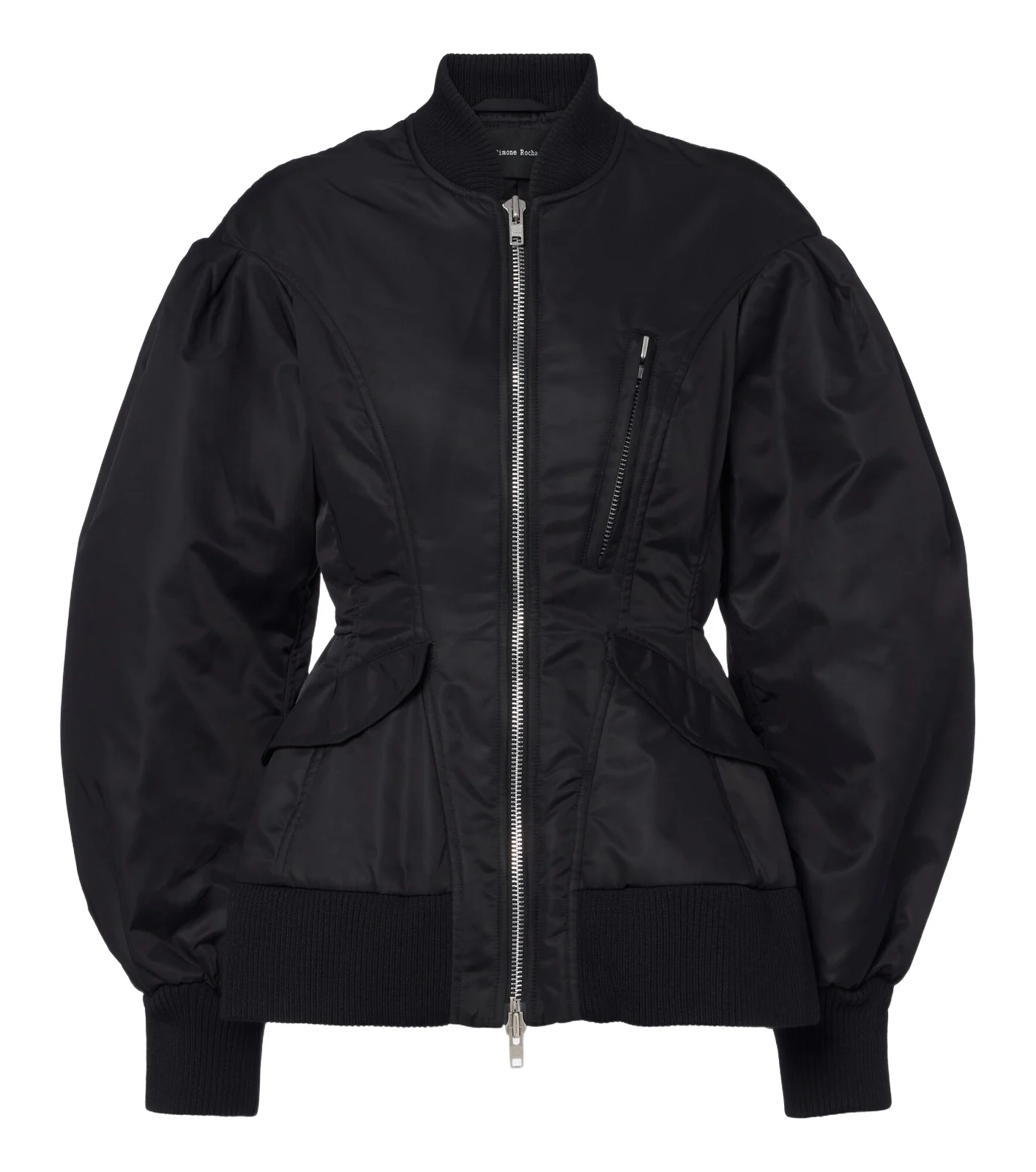 Simone Rocha Padded satin bomber jacket