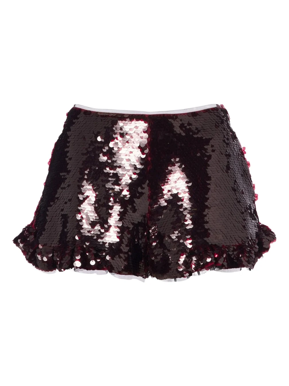 Simone Rocha Ruffled sequined shorts