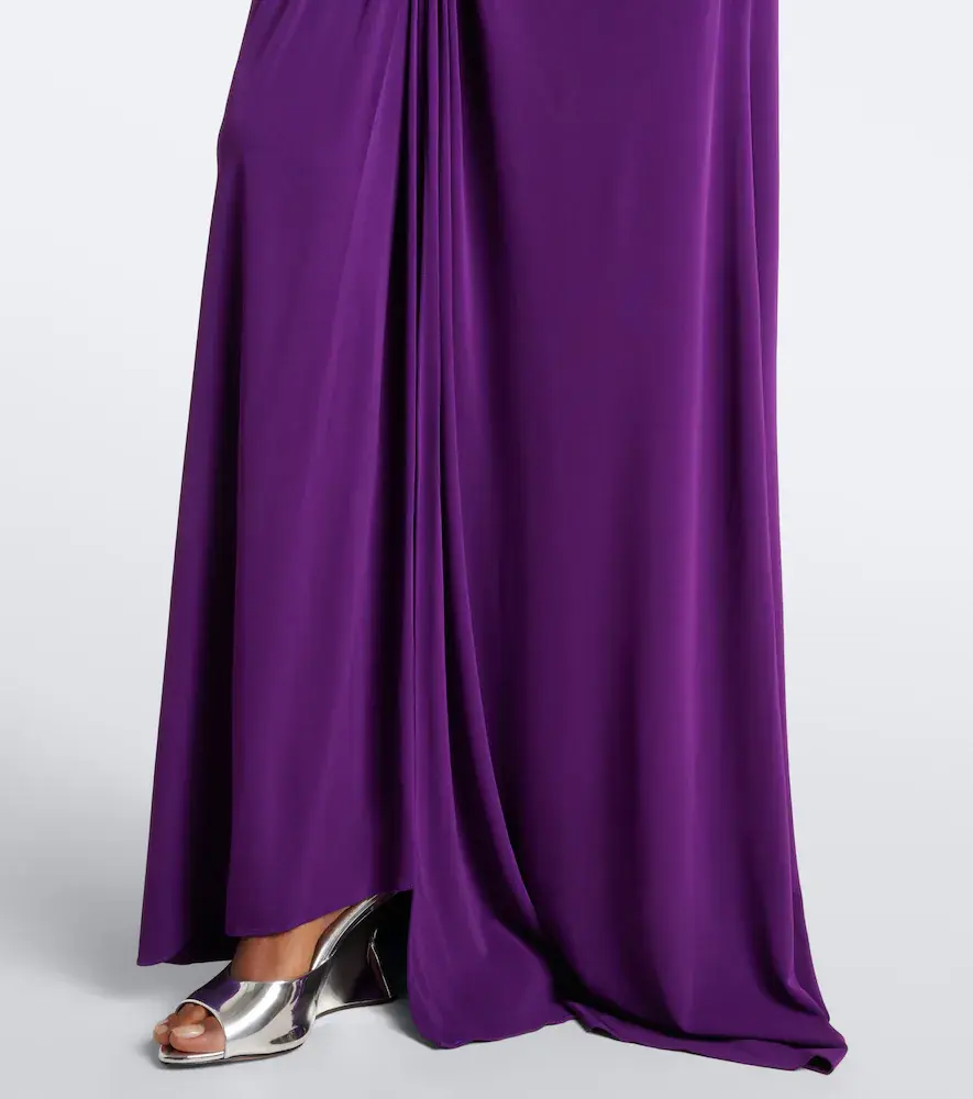 Alex Perry Gathered jersey gown | Thumbnail 3