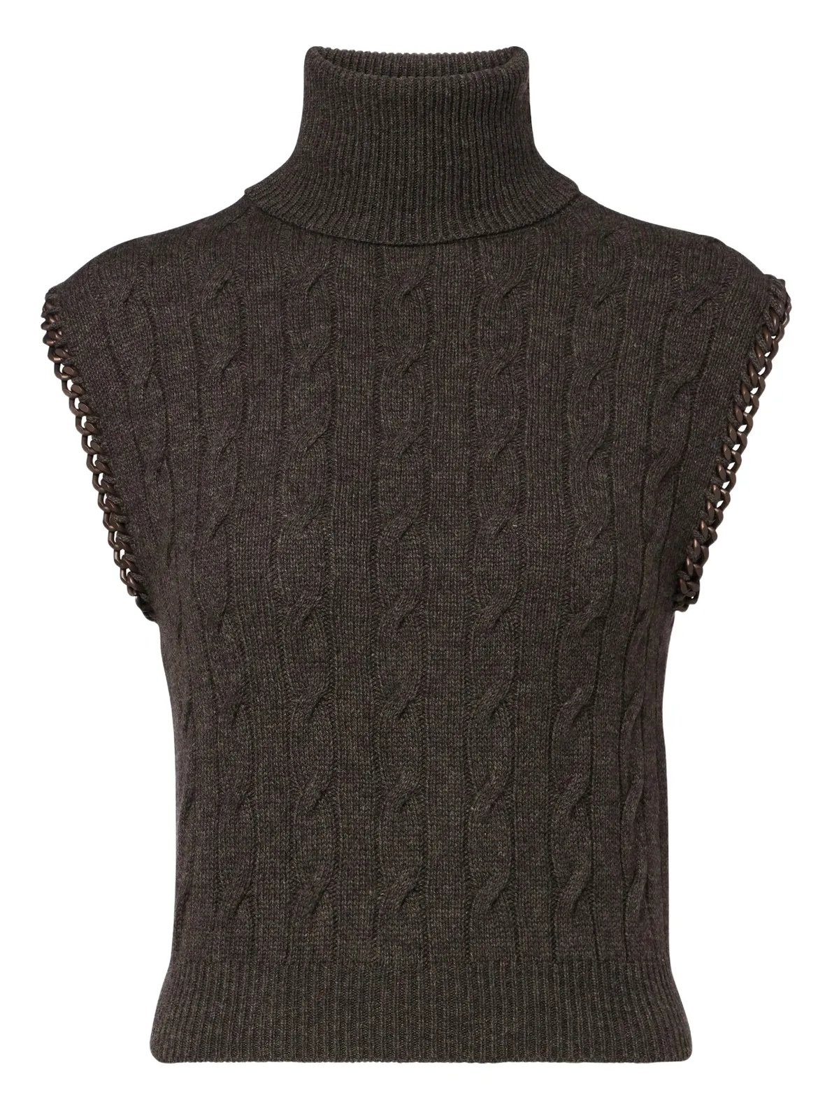 Cable-knit cashmere sweater vest Cable-knit cashmere sweater vest