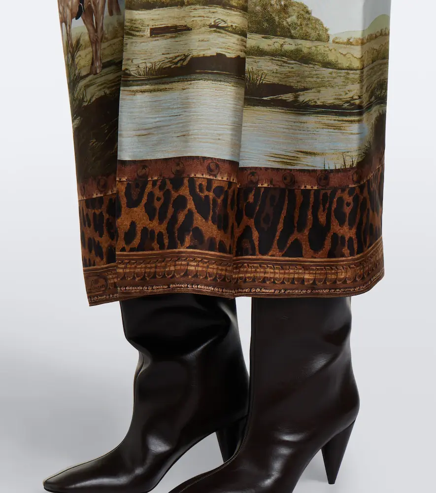 Ralph Lauren Collection Debbie printed silk twill midi skirt | Thumbnail 5 Ralph Lauren Collection Debbie printed silk twill midi skirt | Thumbnail 5