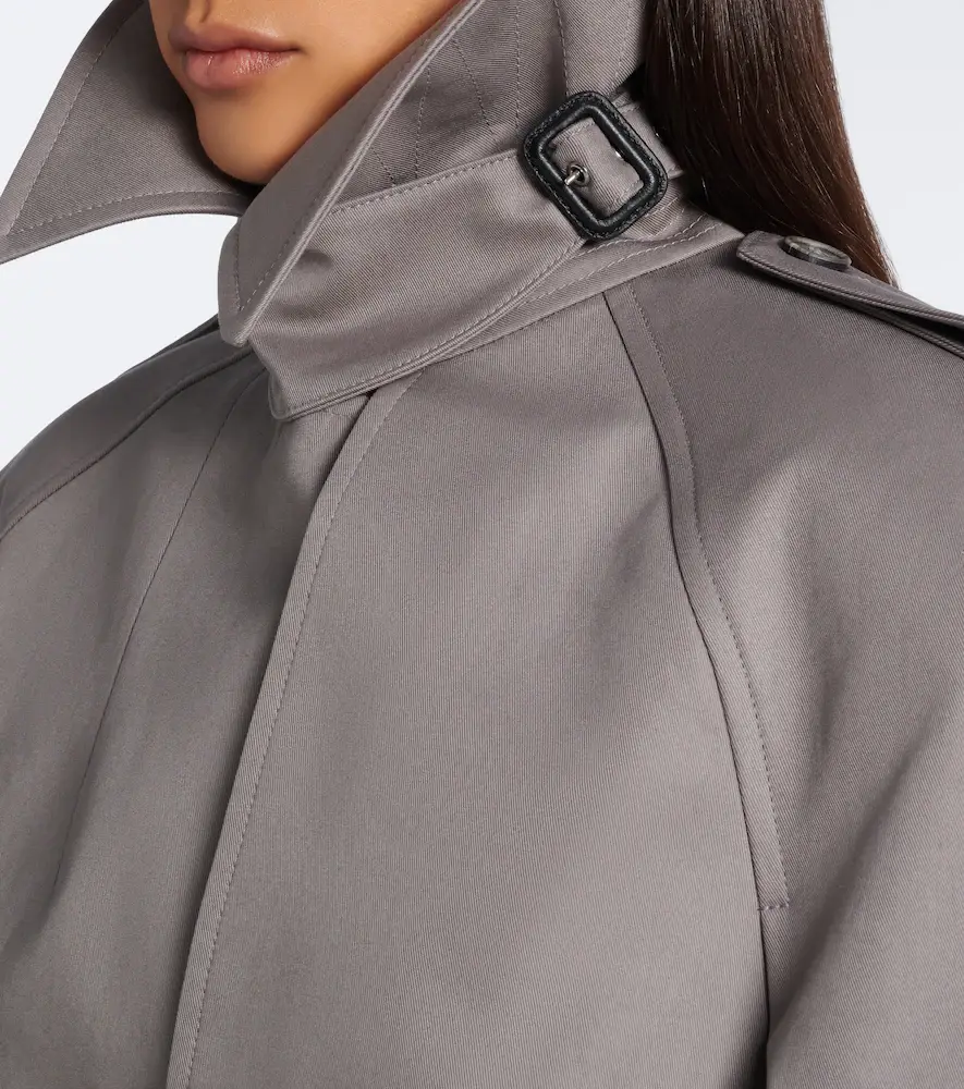 Mugler Double-breasted cotton trench coat | Thumbnail 2 Mugler Double-breasted cotton trench coat | Thumbnail 2