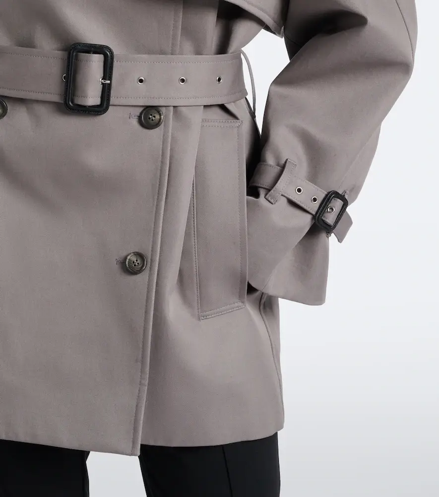 Mugler Double-breasted cotton trench coat | Thumbnail 5 Mugler Double-breasted cotton trench coat | Thumbnail 5