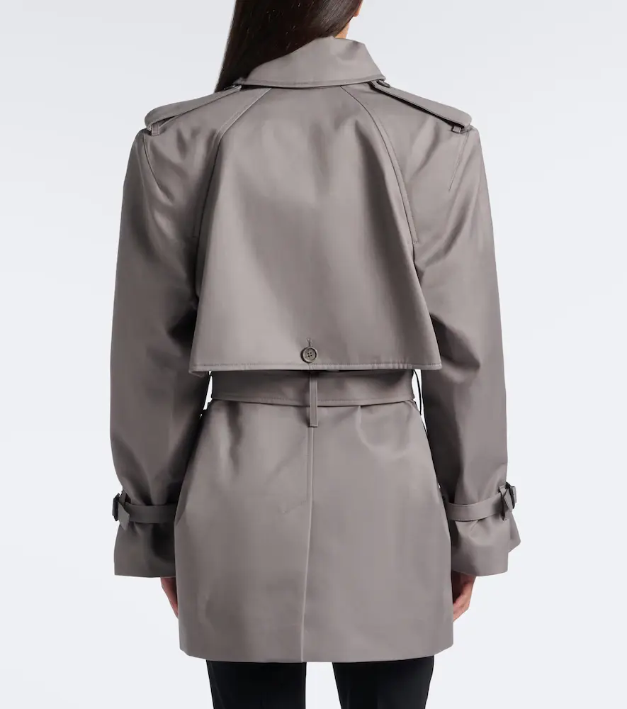 Mugler Double-breasted cotton trench coat | Thumbnail 6 Mugler Double-breasted cotton trench coat | Thumbnail 6