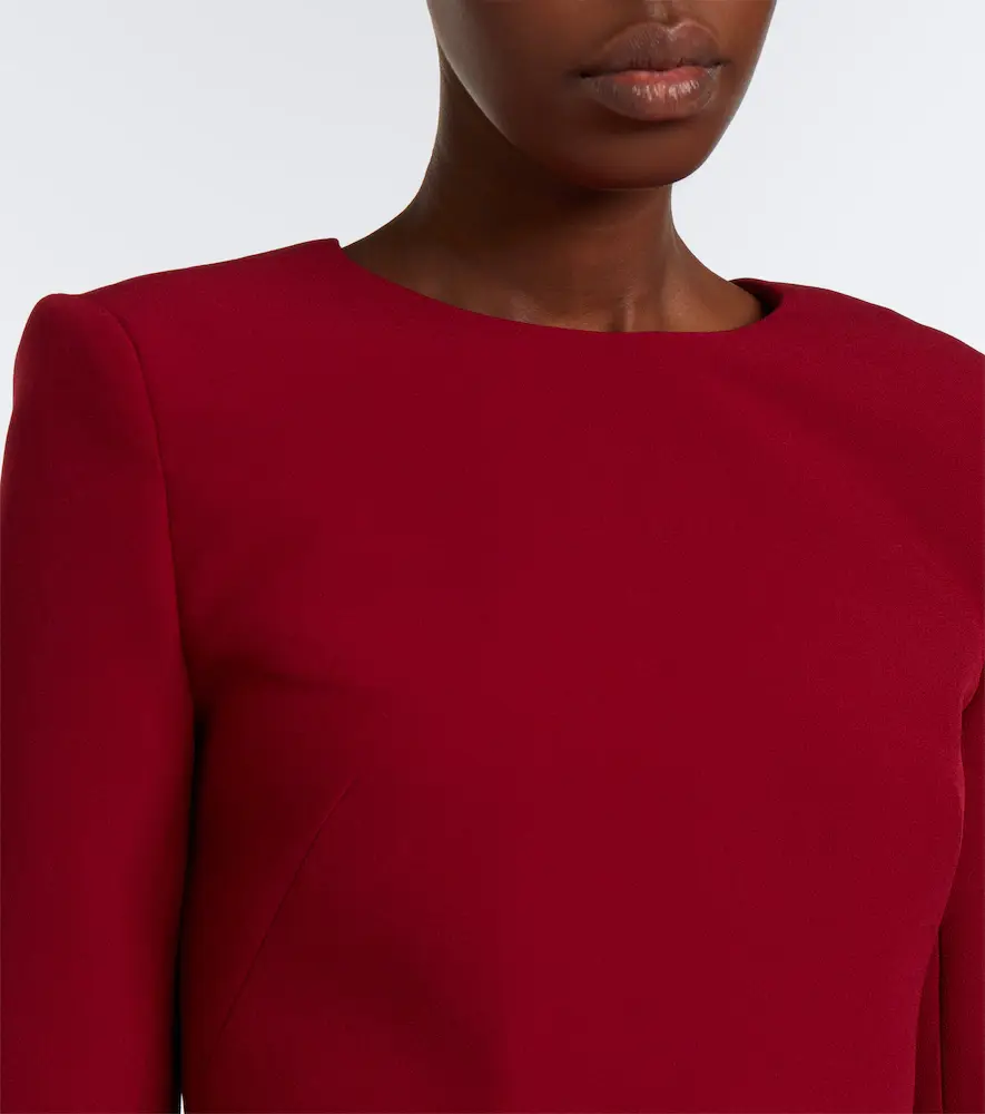 Safiyaa Yura cropped crêpe top | Thumbnail 5 Safiyaa Yura cropped crêpe top | Thumbnail 5