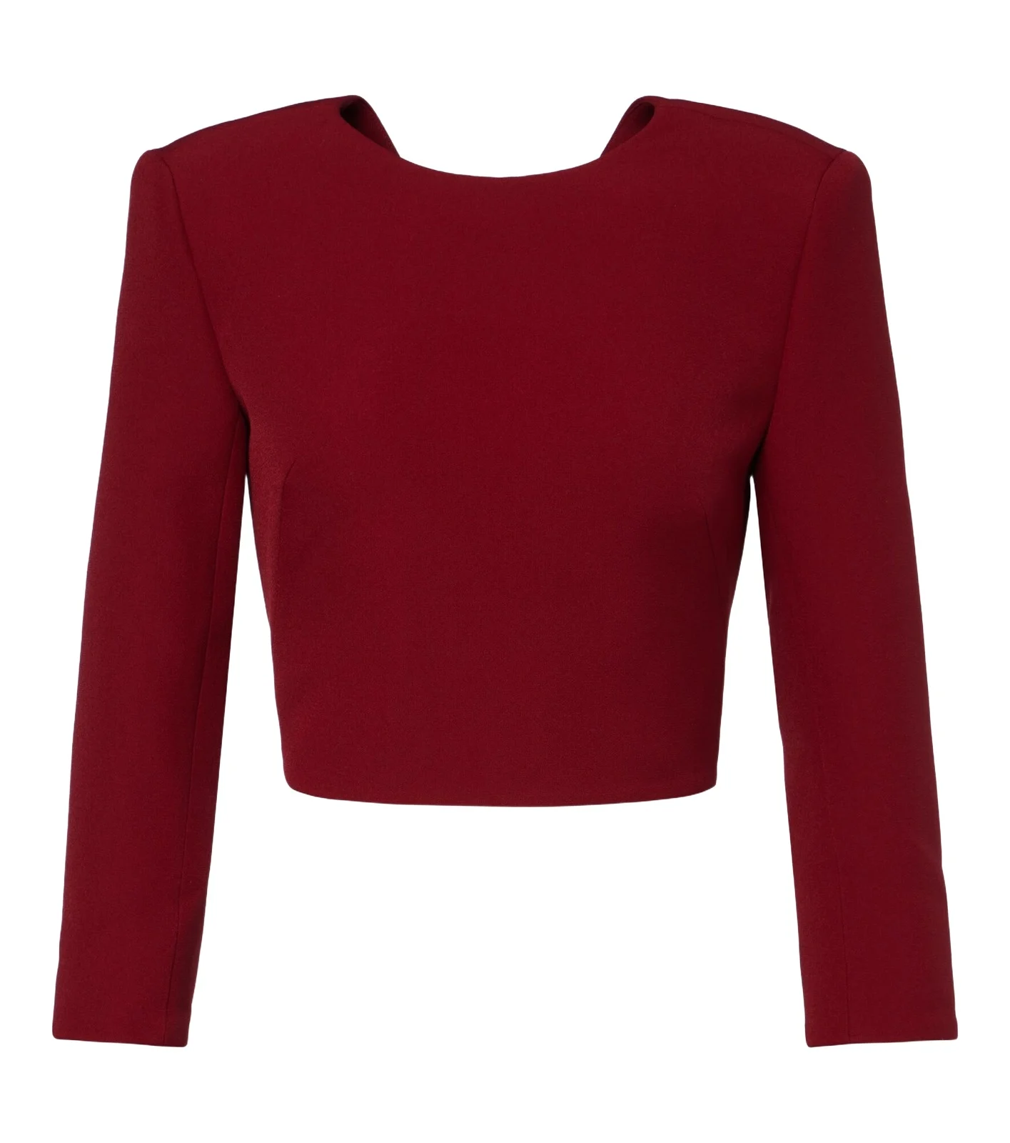 Safiyaa Yura cropped crêpe top