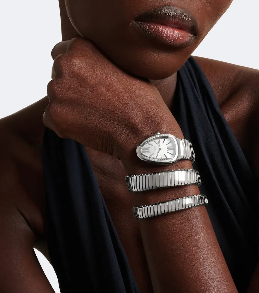 BVLGARI Serpenti Tubogas embellished stainless steel watch | Thumbnail 5 BVLGARI Serpenti Tubogas embellished stainless steel watch | Thumbnail 5