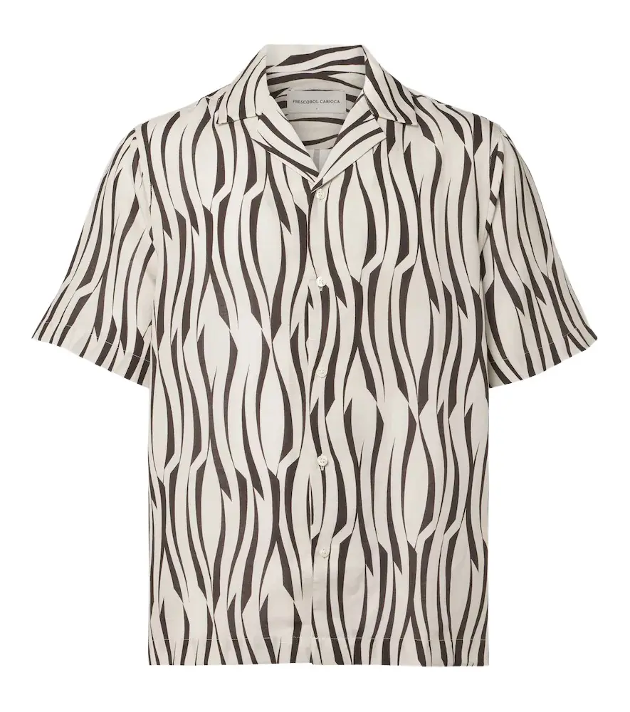 Frescobol Carioca Roberto printed shirt