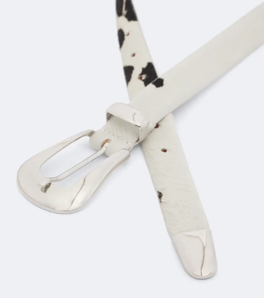 Déhanche Déhanche Colette printed calf hair belt | Thumbnail 2 Déhanche Déhanche Colette printed calf hair belt | Thumbnail 2