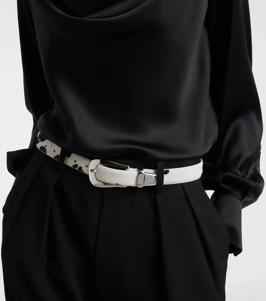 Déhanche Déhanche Colette printed calf hair belt | Thumbnail 3 Déhanche Déhanche Colette printed calf hair belt | Thumbnail 3