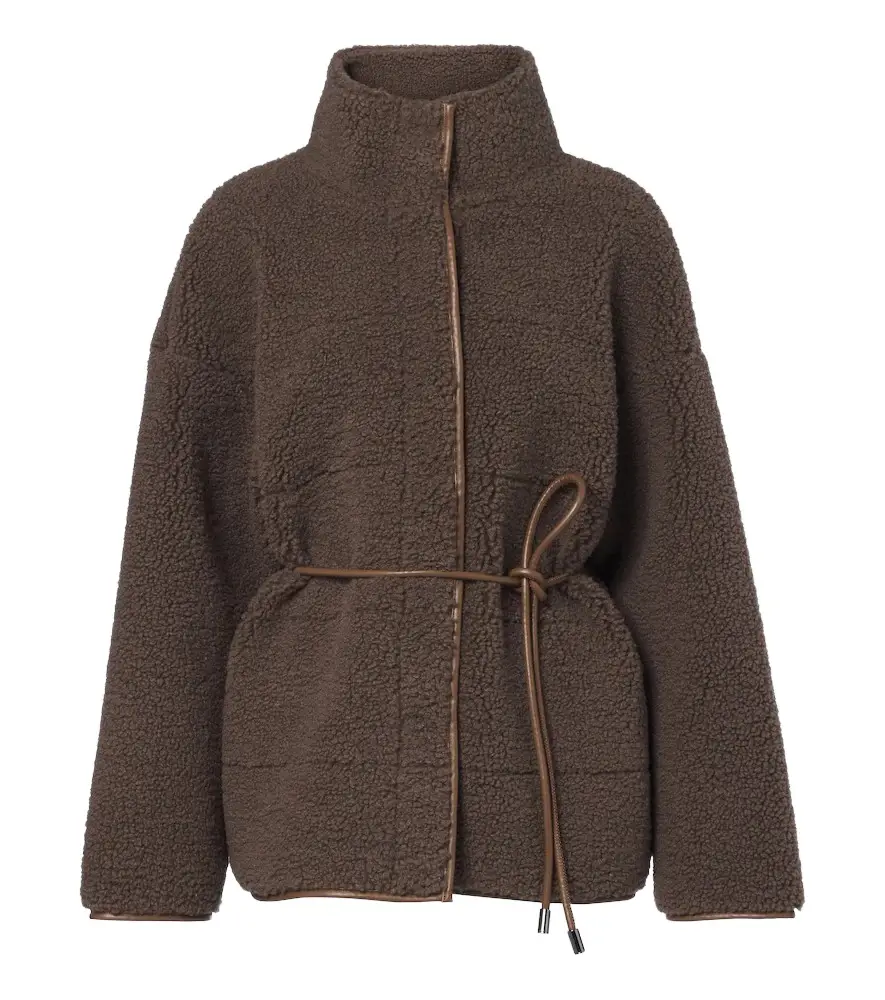 Bogner Kimberly belted teddy jacket