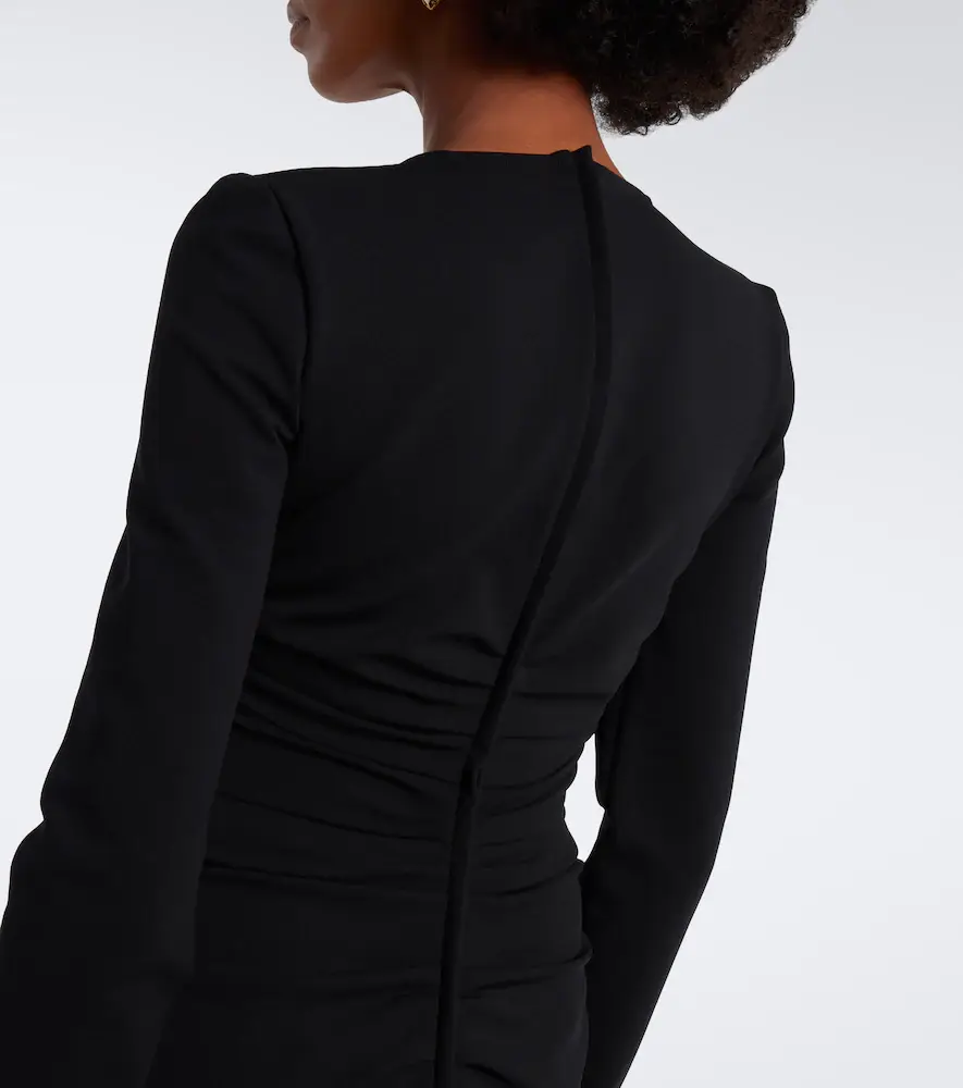 Dolce & Gabbana Ruched jersey midi dress | Thumbnail 3 Dolce & Gabbana Ruched jersey midi dress | Thumbnail 3