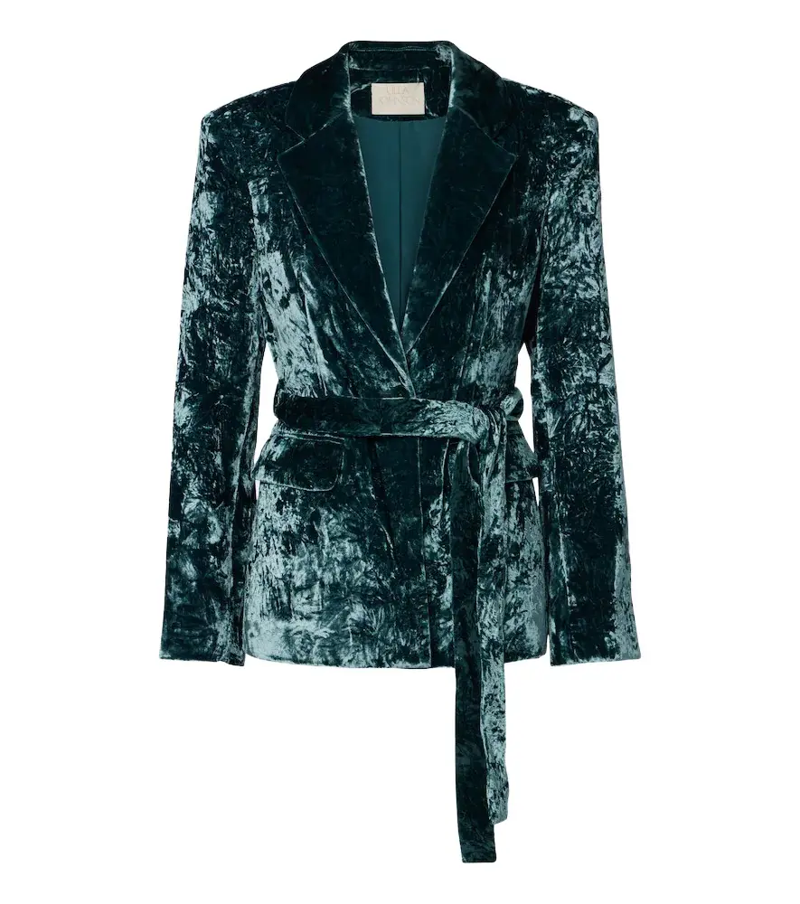 Ellery belted velvet blazer Ellery belted velvet blazer