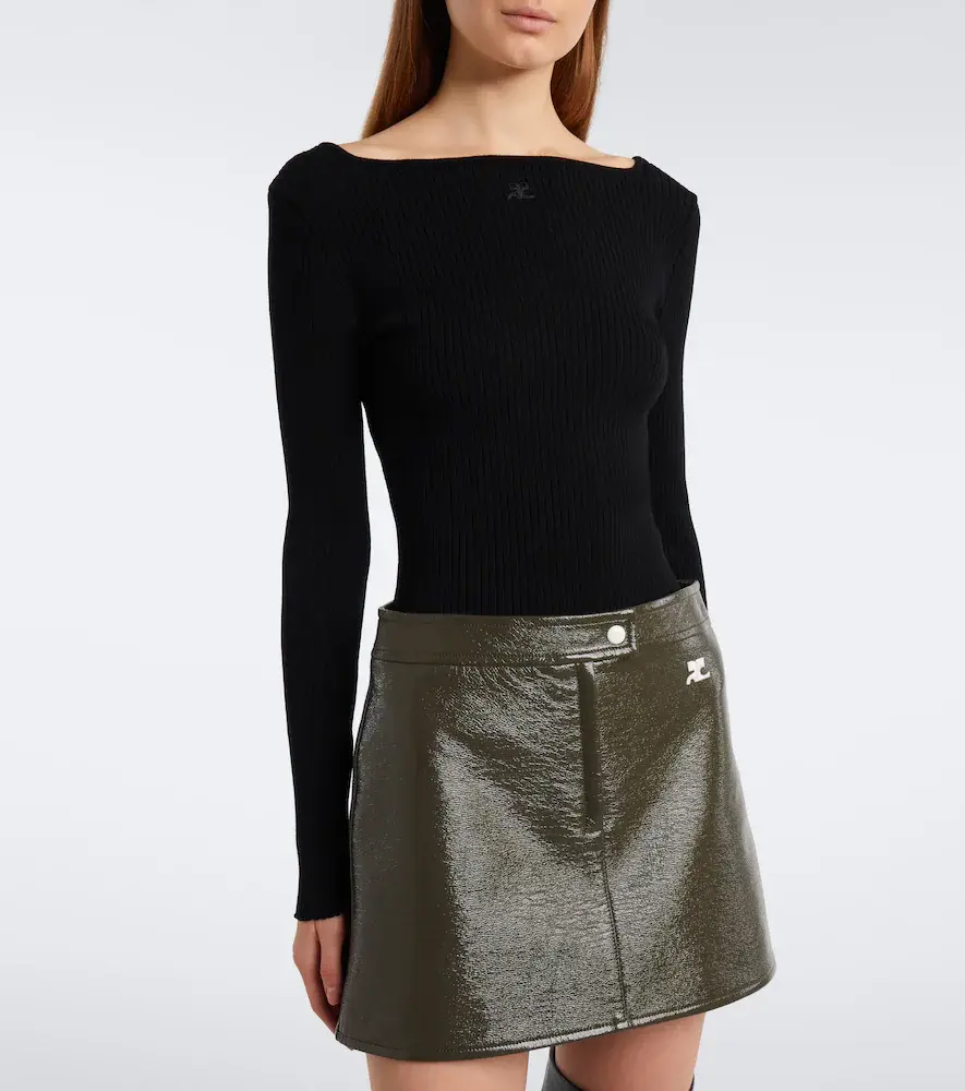 Courrèges Courrèges Ribbed-knit sweater | Thumbnail 5