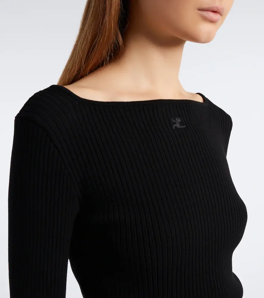 Courrèges Courrèges Ribbed-knit sweater | Thumbnail 6